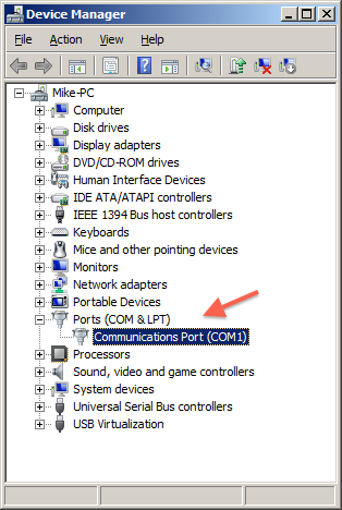 device manager